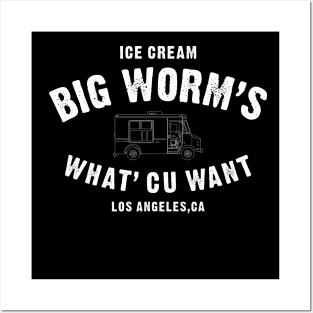 big worms vintage distressed Posters and Art